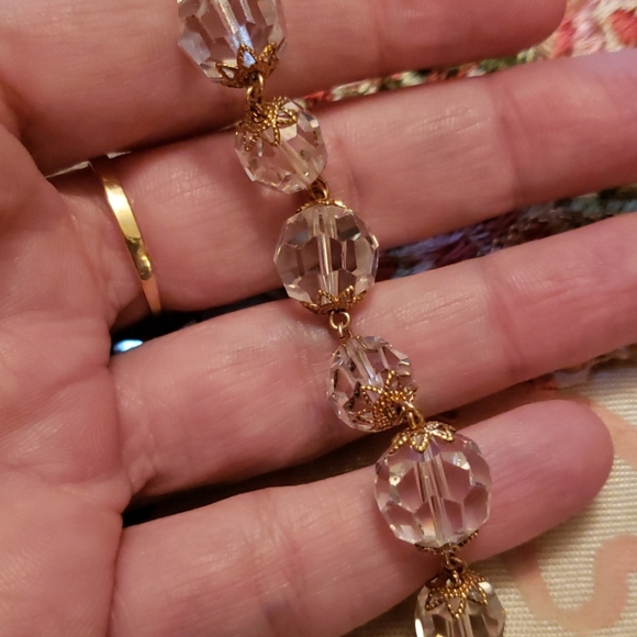 Vtg gold filled glass bead choker - Picture 5 of 5